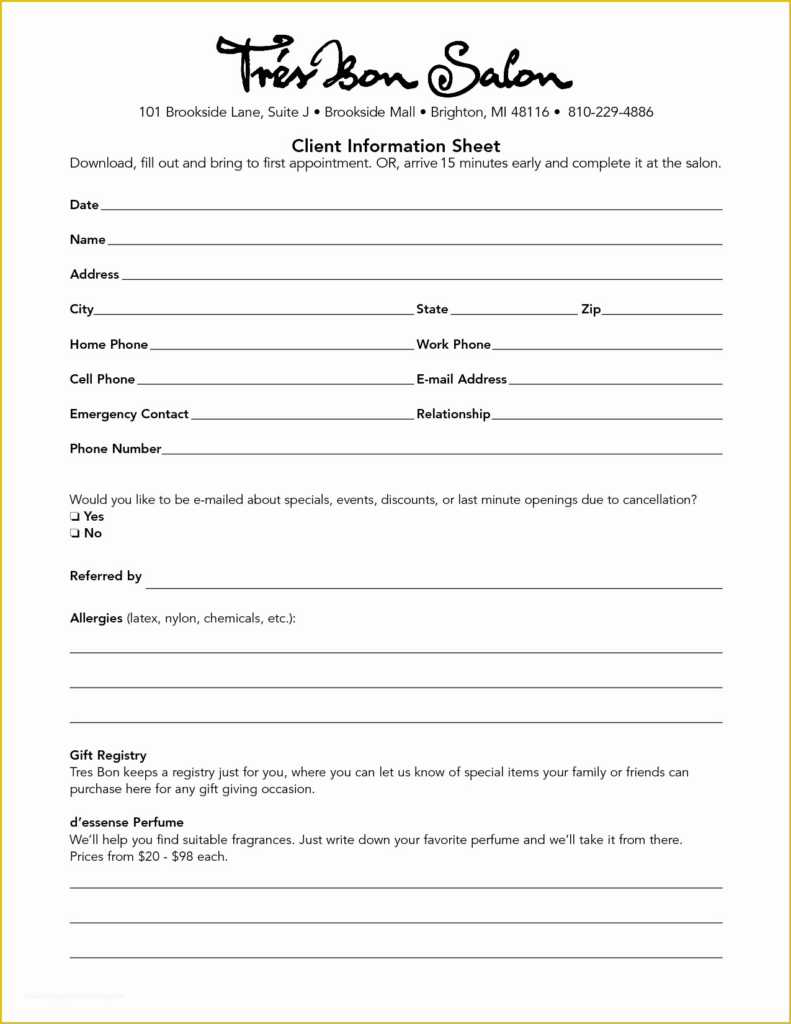 Free Salon Application Template Of Free Salon Employment Application 