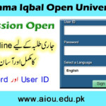 How To Fill AIOU Admission Form AIOU Online Continue Admission Form