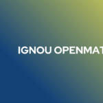 IGNOU OPENMAT 2023 Application Form Exams MBA Admission