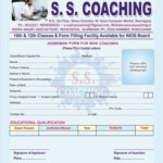 Image Result For Registration Form For Coaching Computer Science