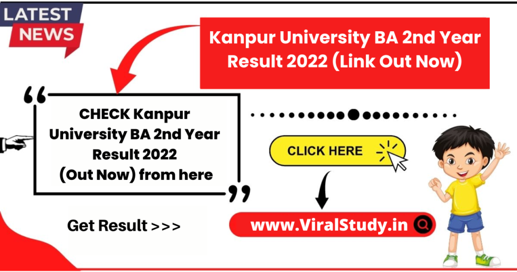 Kanpur University BA 2nd Year Result 2022 Csjmu ac in Result