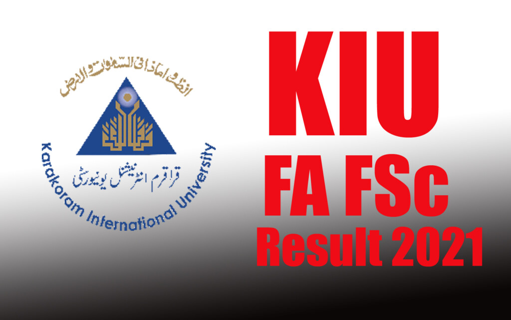 KIU Gilgit HSSC 2021 Result Check Online