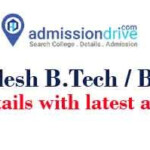 Madhya Pradesh B Tech Admission 2022 Eligibility Admission Form Notice