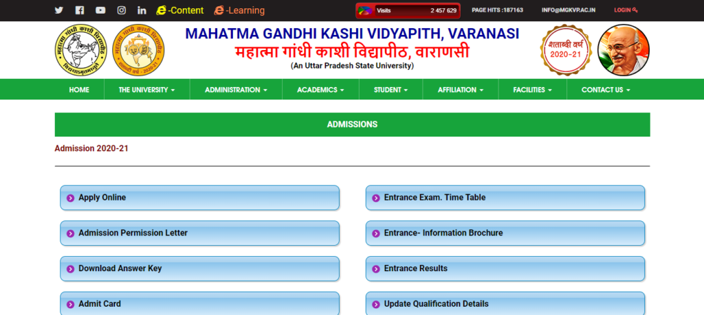 MGKVP Admission 2022 23 Application Form Courses Last Dates 