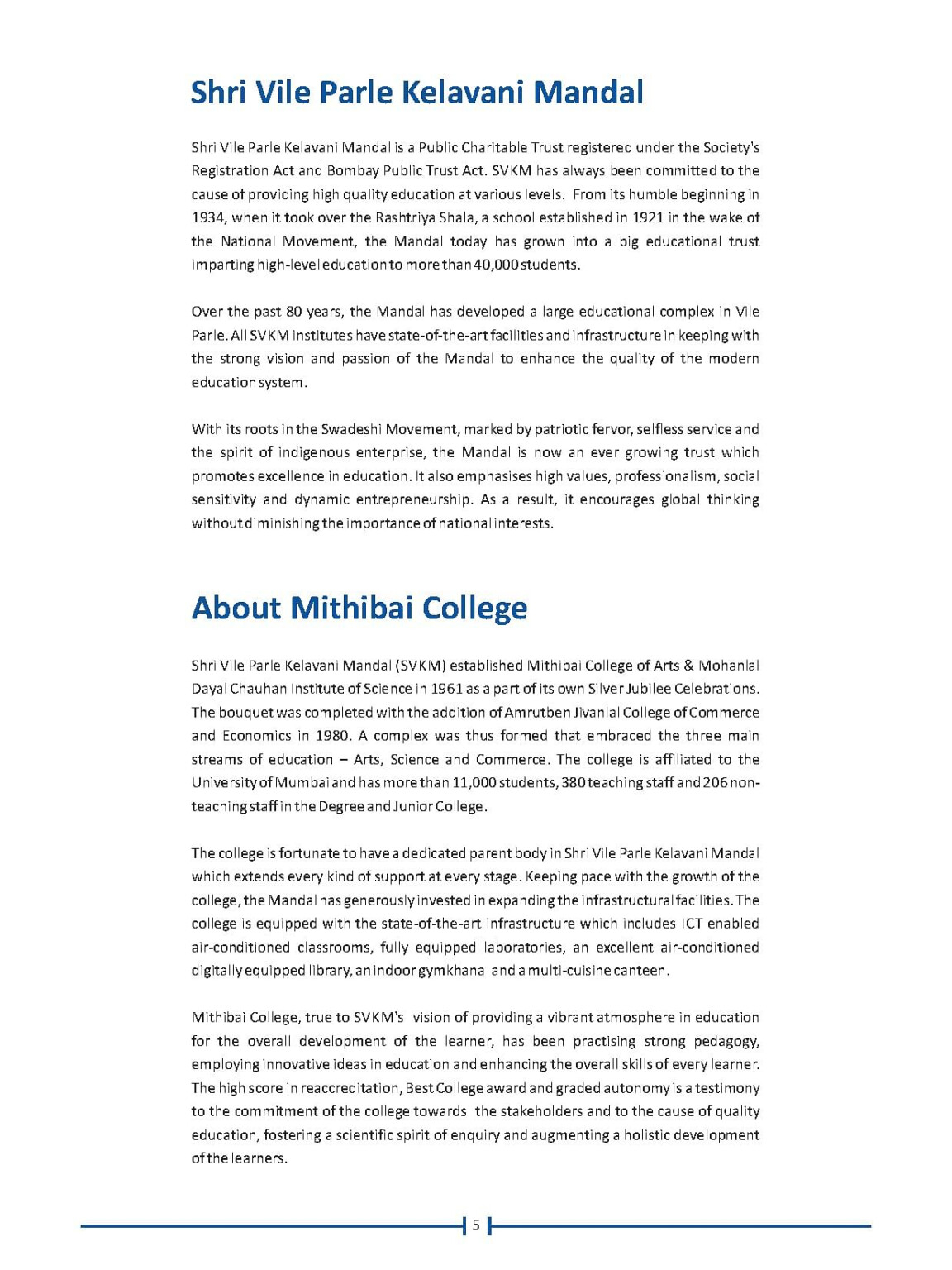 Mithibai College Mumbai Admission Form Admissionforms