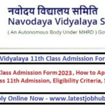 Online Admission Form For 11th Std 2023 Admission Form