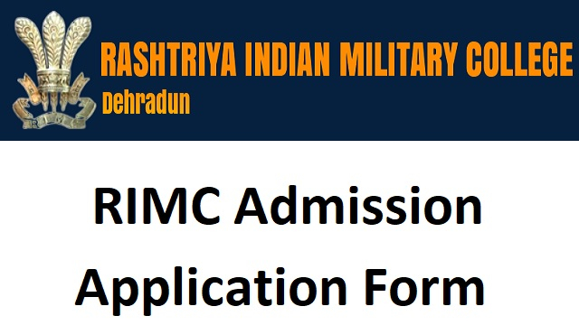 RIMC Admission 2022 23 Application Form Last Date Www rimc gov in 