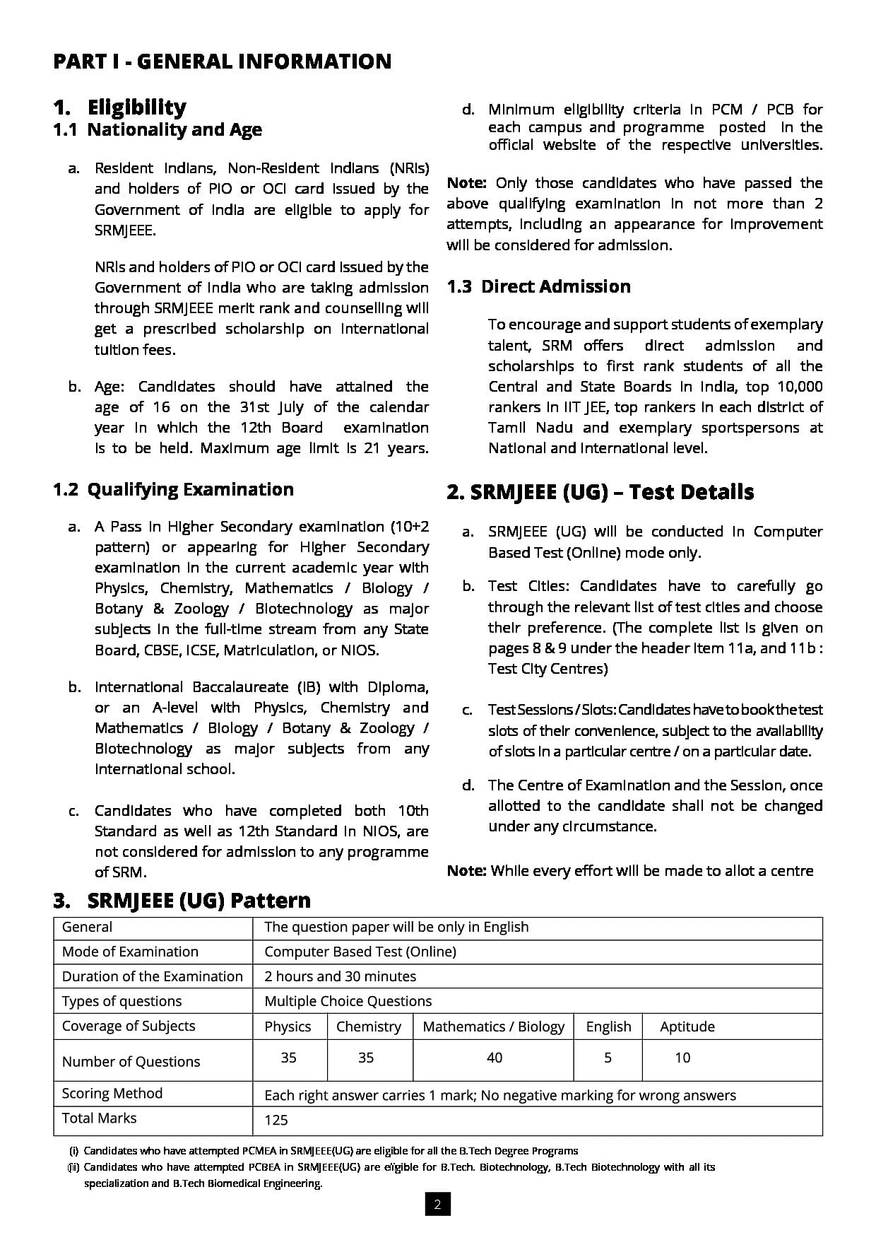 Srm University B Tech Admission Form Admission Form