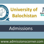 University Of Balochistan LLB And Pharm D Admissions 2023