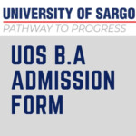 University OF Sargodha BA Admission Form 2022