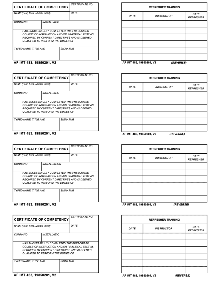 Us Air Force Form Fill Out Sign Online DocHub