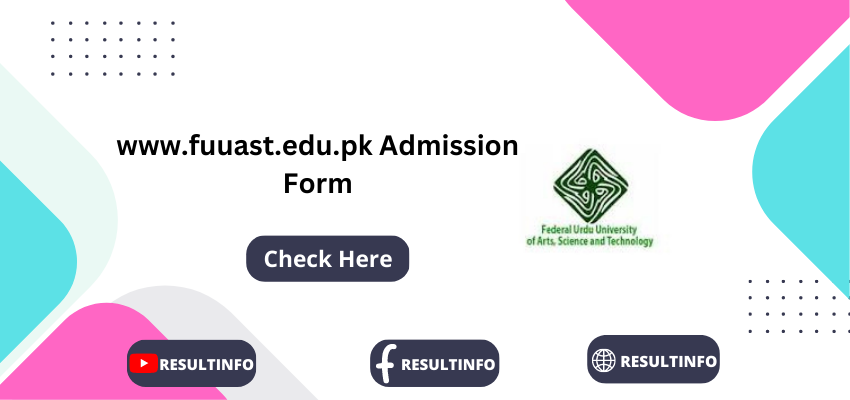 Www fuuast edu pk Admission Form 2023